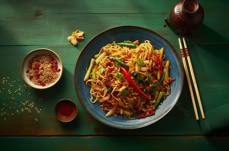 丹丹面条烹饪美味的食品中国饮食文化健康生活方式,高清,摄影图,摄影图片,图片大全,摄影图免费下载